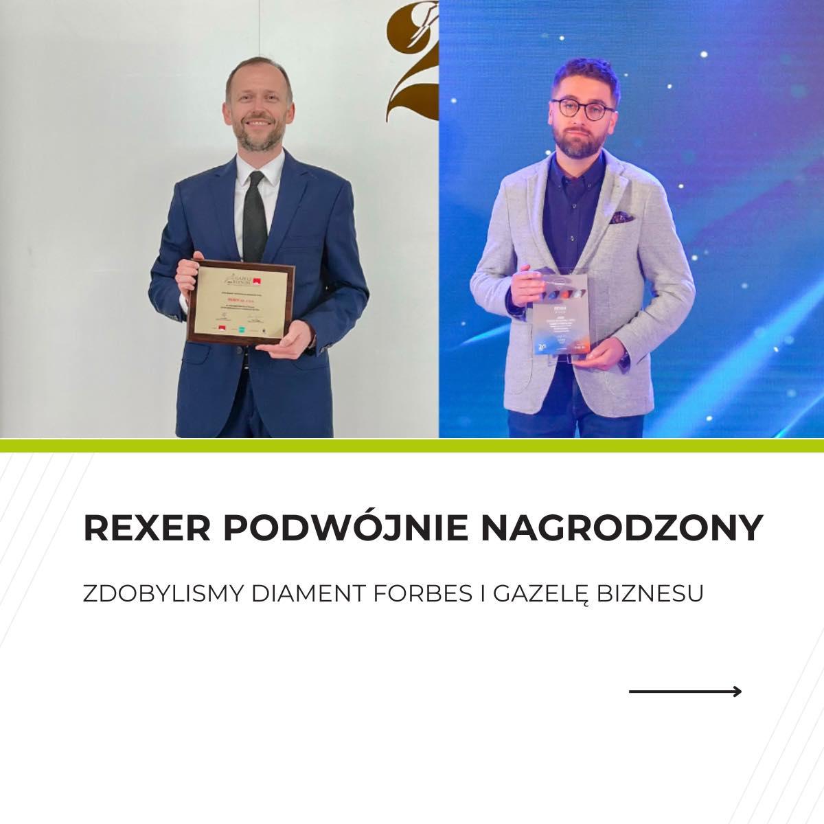 Rexer podwójnie nagrodzony – Forbes i Gazela Biznesu 2024